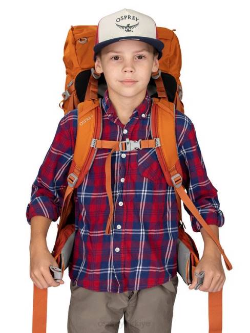 çocuklar mavi tepeler Osprey ace 50 sırt çantasıyla seyahat (8-14 yaş) 20VZ485