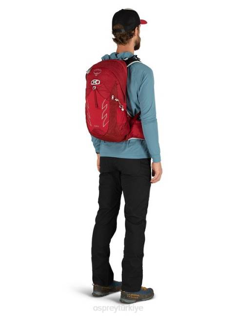 erkekler kozmik kırmızı Osprey talon 22 günlük yürüyüş 20VZ302