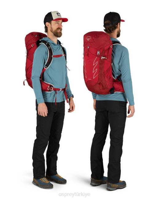 erkekler kozmik kırmızı Osprey talon 33 günlük yürüyüş 20VZ311