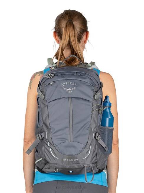 kadınlar tünel görüşü gri Osprey sirrus 24 günlük yürüyüş 20VZ285
