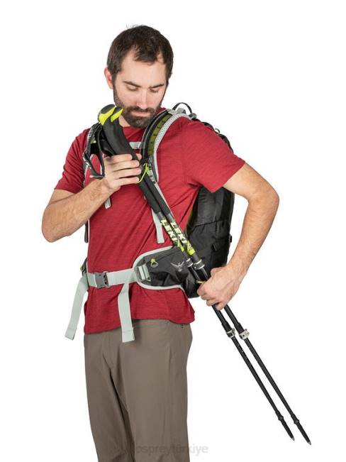 üniseks Atatürk çiçeği kırmızısı Osprey stratos 24 günlük yürüyüş 20VZ272