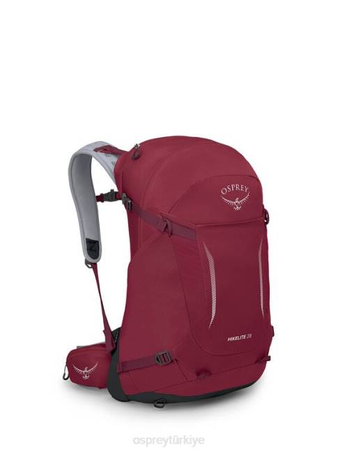 üniseks Sangria kırmızısı Osprey Hiklite 28 yürüyüş 20VZ208