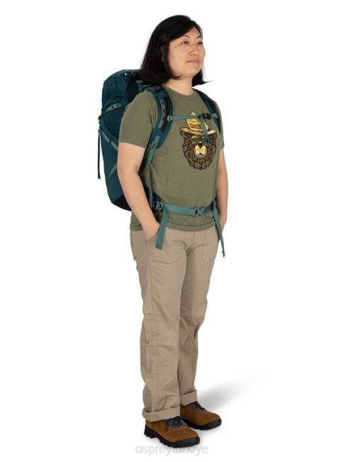üniseks çam yaprağı yeşili Osprey sportlite 30 yürüyüş 20VZ267