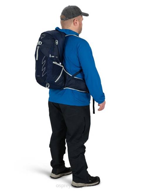 üniseks seramik mavi Osprey talon 22 genişletilmiş fit yürüyüş 20VZ316