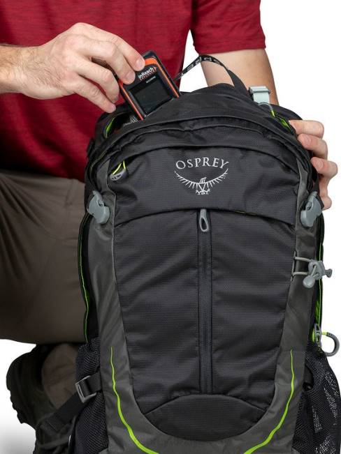 üniseks tünel görüşü gri Osprey stratos 24 günlük yürüyüş 20VZ270