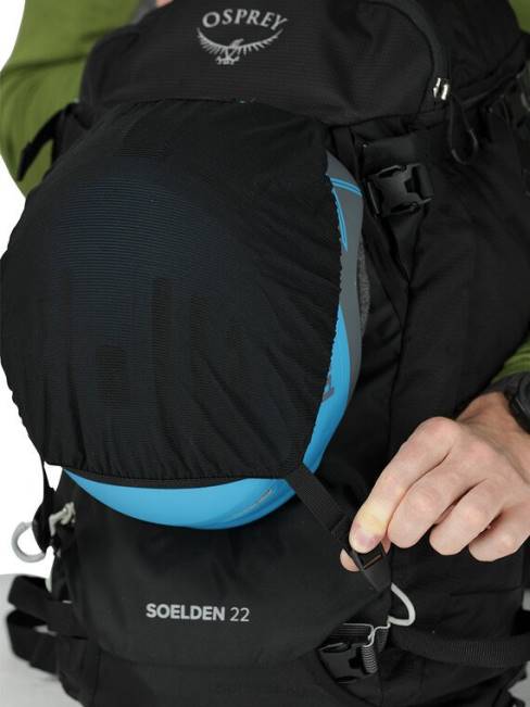 erkekler siyah Osprey soelden 22 dağlık bölgede kayak ve snowboard | hafif gezi 20VZ447