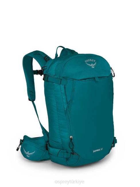 kadınlar bakır yeşili Osprey sopris 30 kayak ve snowboard | hafif gezi 20VZ457