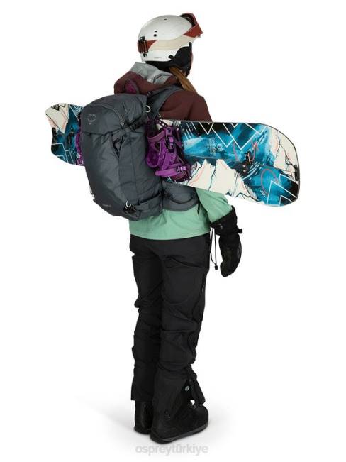 kadınlar bakır yeşili Osprey sopris 30 kayak ve snowboard | hafif gezi 20VZ457