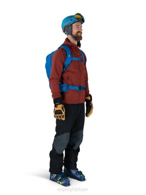 üniseks siyah Osprey kamber 20 dağlık bölgede kayak/snowboard 20VZ467