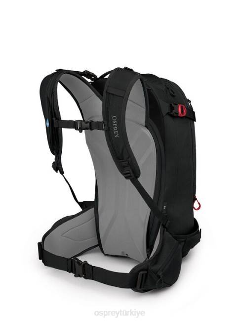 üniseks siyah Osprey kamber 30 dağlık bölgede kayak/snowboard 20VZ469