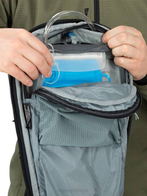 üniseks siyah Osprey kamber 30 dağlık bölgede kayak/snowboard 20VZ469