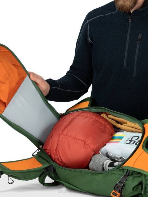 üniseks siyah Osprey soelden 42 dağlık bölgede kayak/snowboard | hafif gezi 20VZ451