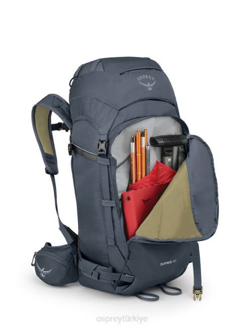 üniseks tungsten grisi Osprey sopris 40 dağlık bölgede kayak/snowboard | hafif gezi 20VZ458