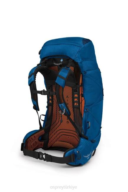erkekler Mavi kurdele Osprey exos 58 ultra hafif sırt çantasıyla seyahat 20VZ25