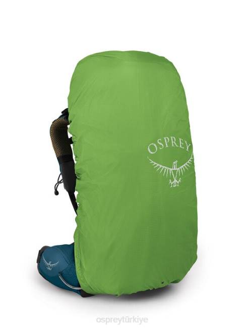 erkekler Venturi mavisi Osprey atmos ag 50 sırt çantasıyla seyahat 20VZ10