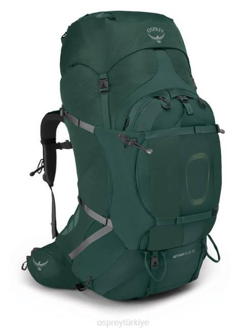 erkekler akso yeşili Osprey aether artı 100 sırt çantasıyla seyahat 20VZ80