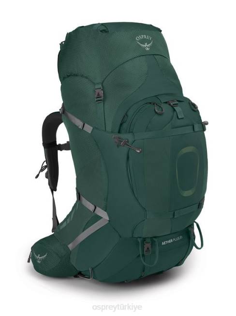 erkekler akso yeşili Osprey aether plus 85 sırt çantasıyla seyahat 20VZ78