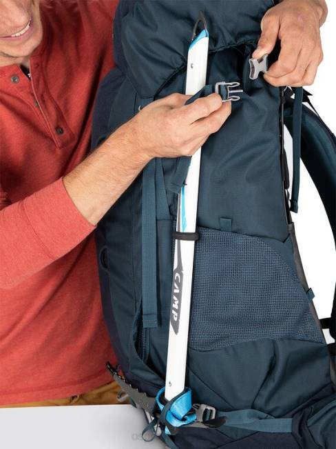 erkekler akso yeşili Osprey volt 65 sırt çantasıyla seyahat 20VZ40