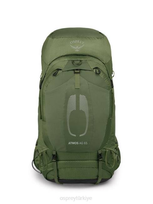 erkekler efsanevi yeşil Osprey atmos ag 65 sırt çantasıyla seyahat 20VZ14