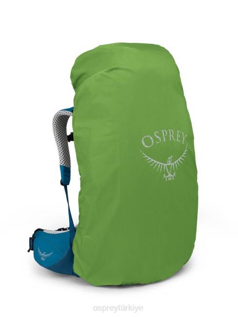 erkekler gece vardiyası scoria mavisi Osprey atmos ag lt 65 sırt çantasıyla seyahat 20VZ1