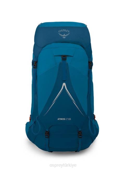 erkekler gece vardiyası scoria mavisi Osprey atmos ag lt 65 sırt çantasıyla seyahat 20VZ1