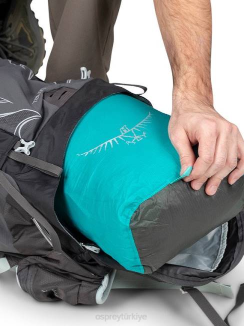 erkekler gizli siyah Osprey pençe 44 sırt çantasıyla seyahat | yürüyüş | çoklu spor 20VZ27