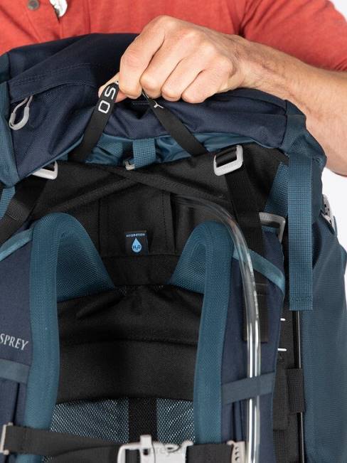 erkekler mamba siyahı Osprey volt 65 sırt çantasıyla seyahat 20VZ39