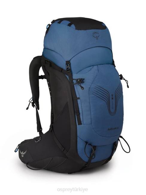 erkekler marina körfezi mavisi Osprey unltd airscape 68 sırt çantasıyla seyahat 20VZ49