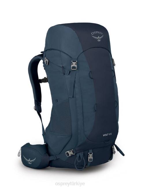 erkekler sessiz uzay mavisi Osprey volt 65 sırt çantasıyla seyahat 20VZ41