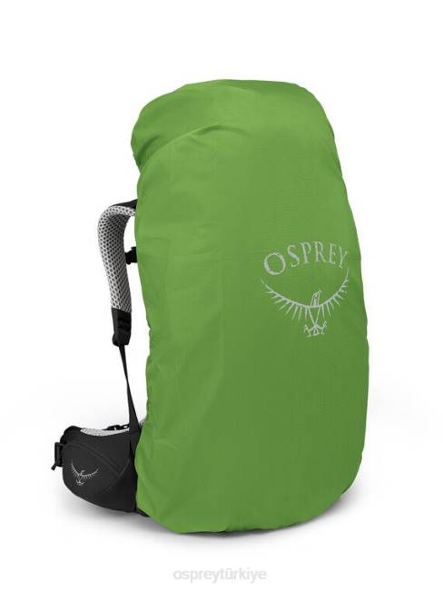 erkekler siyah Osprey atmos ag lt 65 sırt çantasıyla seyahat 20VZ3