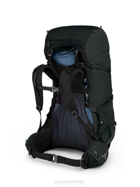 erkekler siyah Osprey kale 65 sırt çantasıyla seyahat 20VZ100