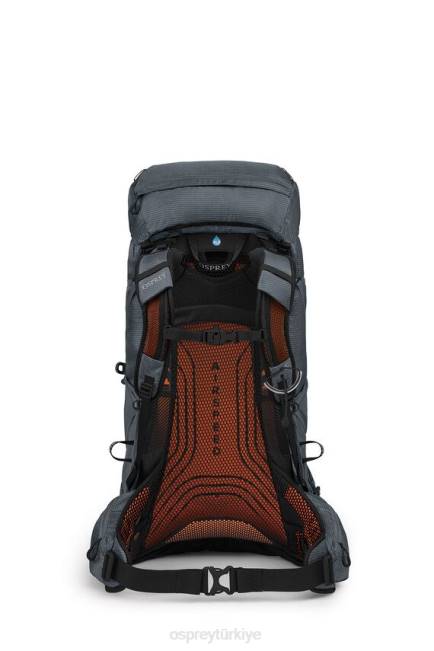 erkekler tungsten grisi Osprey exos 48 ultra hafif sırt çantasıyla seyahat 20VZ22