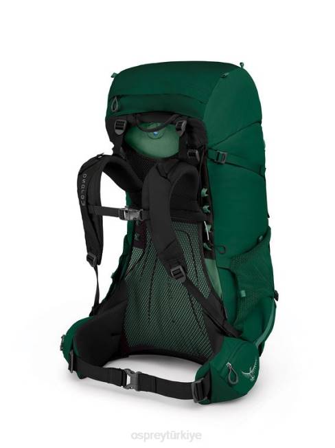 erkekler yeşilbaş yeşili Osprey kale 65 sırt çantasıyla seyahat 20VZ99