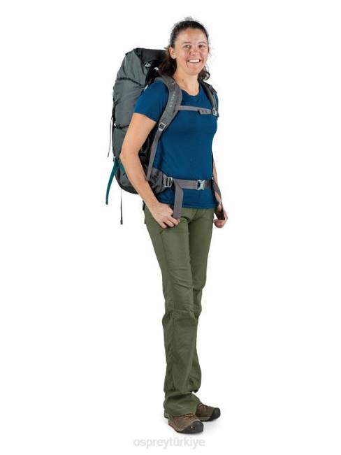 kadınlar aurora mor Osprey renn 50 sırt çantasıyla seyahat 20VZ103