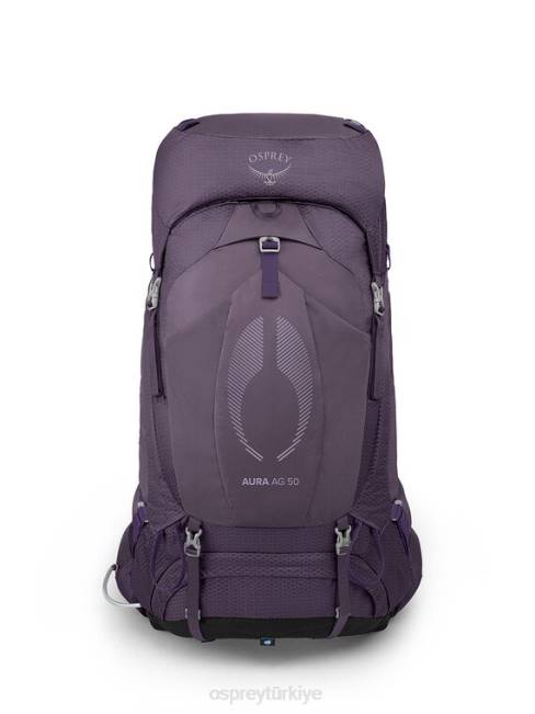 kadınlar büyü mor Osprey aura ag 50 sırt çantasıyla seyahat 20VZ18