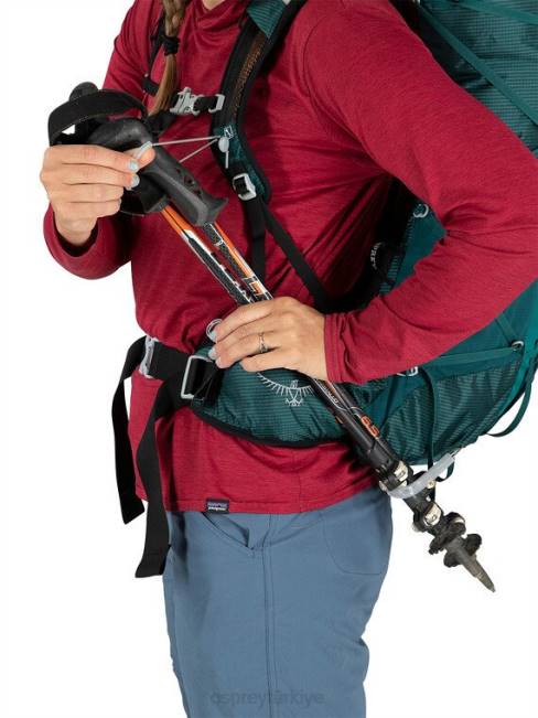 kadınlar derin deniz mavisi Osprey eja 48 ultra hafif sırt çantasıyla seyahat 20VZ29