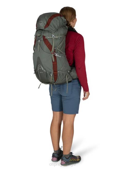 kadınlar derin deniz mavisi Osprey eja 58 ultra hafif sırt çantasıyla seyahat 20VZ31