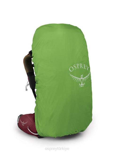 kadınlar dut şerbeti kırmızı Osprey aura ag 50 sırt çantasıyla seyahat 20VZ17