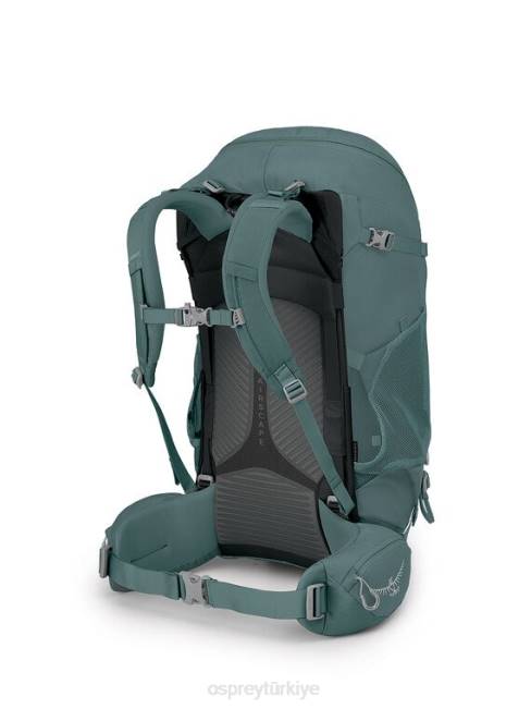 kadınlar etli yeşil Osprey viva 45 sırt çantasıyla seyahat 20VZ43