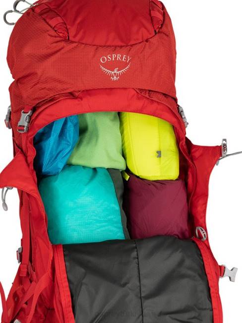 kadınlar gece orman mavisi Osprey ariel artı 60 sırt çantasıyla seyahat 20VZ89