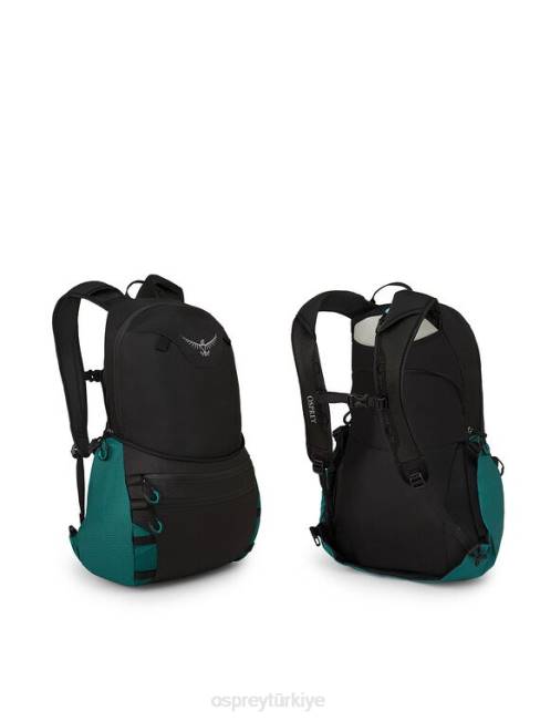 kadınlar hostas yeşil Osprey unltd airscape 68 sırt çantasıyla seyahat 20VZ51