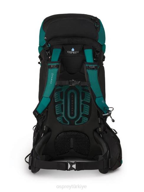 kadınlar hostas yeşil Osprey unltd airscape 68 sırt çantasıyla seyahat 20VZ51