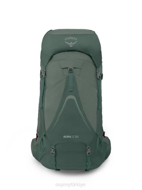kadınlar köseret darjeeling bahar yeşili Osprey aura ag lt 50 sırt çantasıyla seyahat 20VZ5