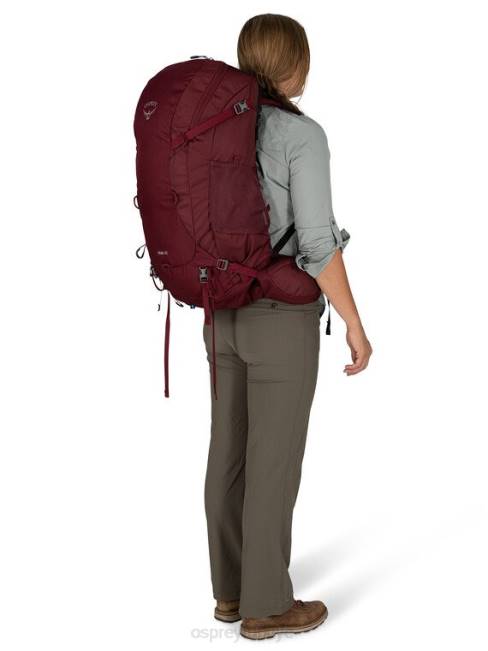 kadınlar panzehir mor Osprey viva 45 sırt çantasıyla seyahat 20VZ44