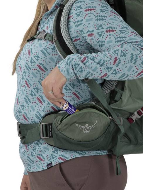 kadınlar siyah Osprey aura ag lt 50 sırt çantasıyla seyahat 20VZ6