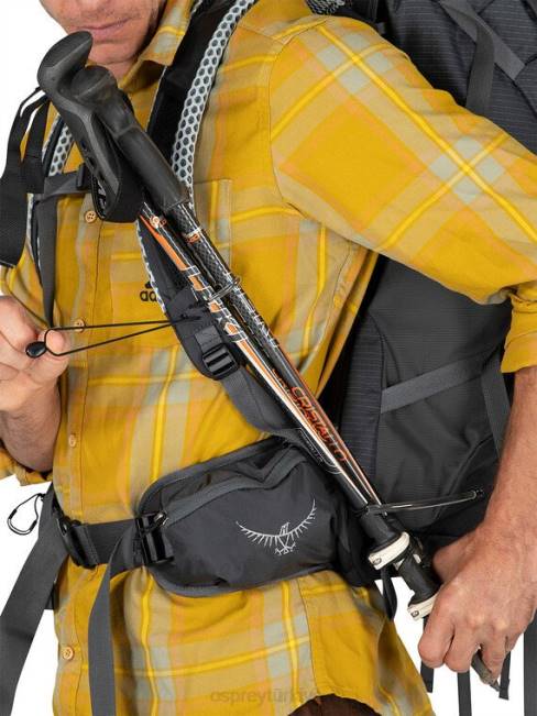 üniseks Atatürk çiçeği kırmızısı Osprey stratos 44 sırt çantasıyla seyahat 20VZ279