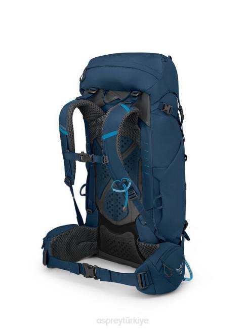 üniseks atlas mavi funda Osprey kerkenez 38 sırt çantasıyla seyahat 20VZ222