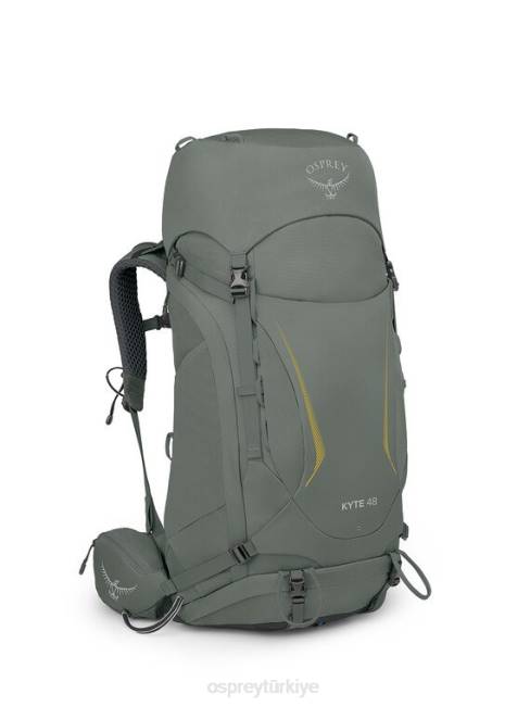 üniseks kayalık dere yeşili Osprey Kyte 48 sırt çantasıyla seyahat 20VZ60