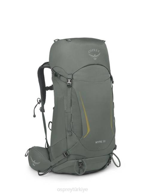 üniseks kayalık dere yeşili Osprey kyte 38 sırt çantasıyla seyahat 20VZ226