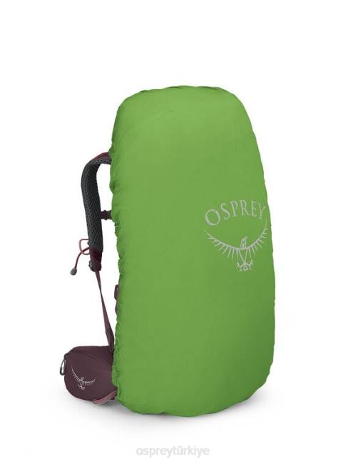 üniseks mürver Osprey Kyte 48 sırt çantasıyla seyahat 20VZ59